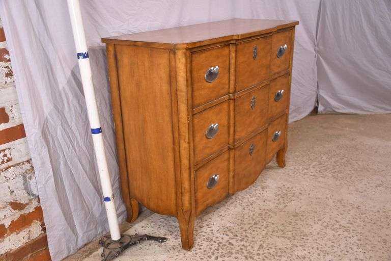 Lexington 3 drawer blockfront chest; 55-12178