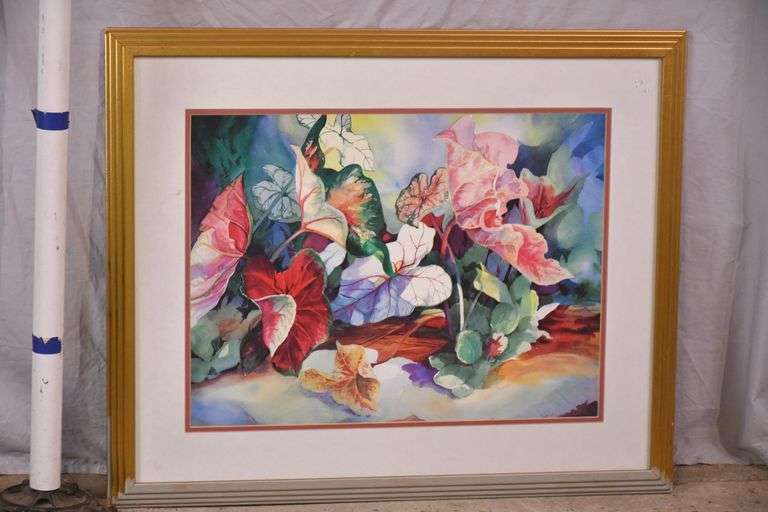 Large framed print "Profusion"; 1037-1169