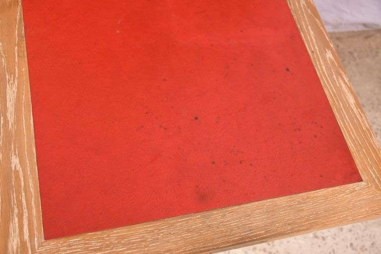 Distressed inlaid abattant; 55-12166