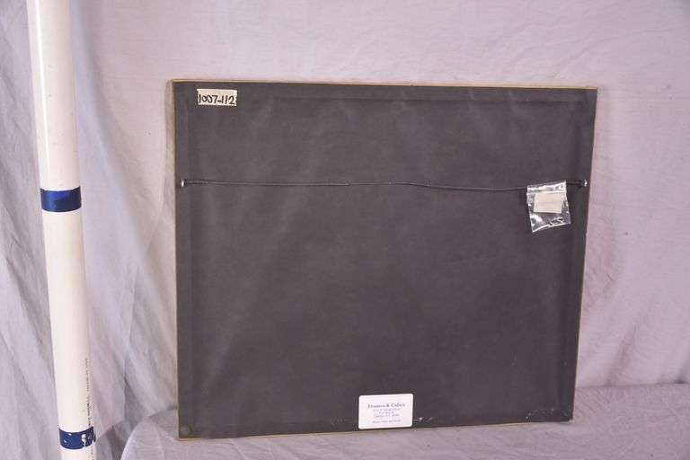 Framed print of the Winnsboro, SC Clock Tower by William L. Powers; 1007-112