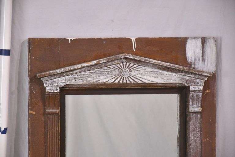 Large mirror with architectural frame; 336-4560
