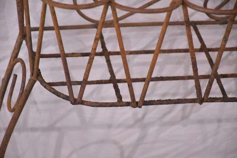 Iron console planter; 17937-022