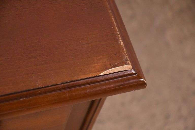 Pair of 2 drawer bedside chests; 74-12892