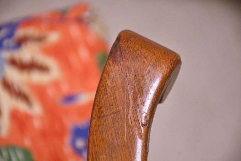 Set of 10 solid mahogany Chippendale style dining chairs; 55-12206