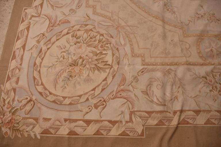 11.10'x15.1' handmade Chinese needlepoint rug; 74-12897