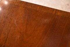 Thomasville mahogany bowfront 4 drawer bedside chest; 55-12188