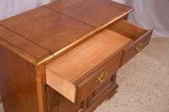 Stanley "The American Craftsman Collection" cherry flip-top server; 155-1114