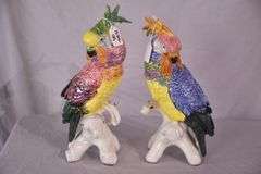 Pair of Chelsea House ceramic bird statues; 18305-016