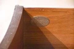 Baker inlaid mahogany 9 drawer triple dresser; 55-12266