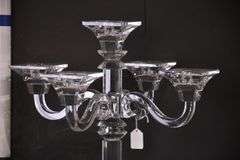Large crystal candelabra; 16780-005