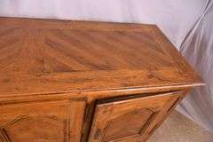 Distressed 3 door server with fitted interior; 55-12169