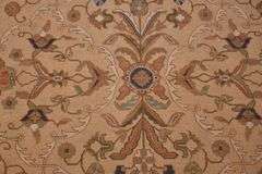 8.11'x11.9' hand knotted Indo-Soumak rug; 5038-010