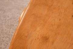 Maple modern style bowfront server; 55-12319