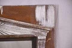Large mirror with architectural frame; 336-4560