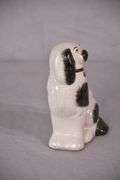 Staffordshire porcelain dog; 18308-016