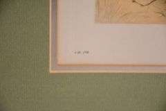 Signed limited edition framed print of pointers by Leon Danchin; 1037-1171