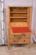 Distressed inlaid abattant; 55-12166