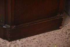 Mahogany chest on chest; 55-12159