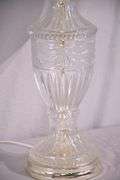 Pair of crystal lamps with shades; 1116-735