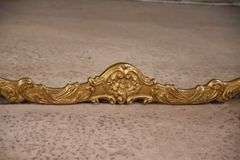 Large dresser mirror with ornate gold painted frame; 55-12164E