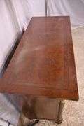 Inlaid server with fluted columns; 55-12297