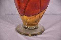 Large art glass vase; 14435-012