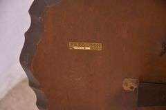 Pair of Ferguson mahogany tilt-top side tables; 55-12237+