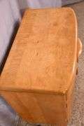 Maple modern style bowfront server; 55-12319