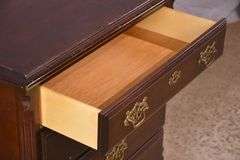 Kimball cherry 4 drawer bedside chest; 18092-015