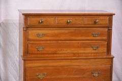Monitor solid cherry step-back chest on chest; 55-12185