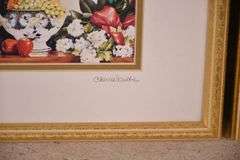 Pair of small signed still life prints by Cherie Nute; 18092-024