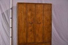 Henredon "Artefacts" oak armoire with fitted interior; 55-12171