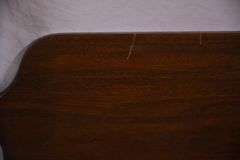 Henkel-Harris mahogany 4 poster bed with rails; 192-3090