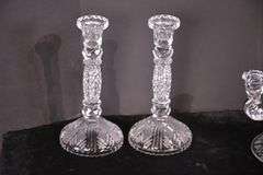 2 pairs of crystal candlestands; 74-12881D