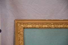 Framed floral needlepoint panel; 192-3105