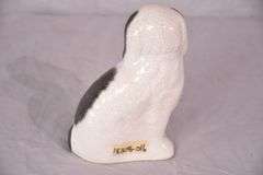 Staffordshire porcelain dog; 18308-016