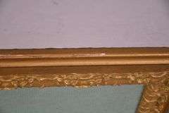 Framed floral needlepoint panel; 192-3105