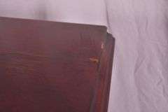Mahogany chest on chest; 55-12159