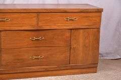 Walnut mid-century style sideboard; 74-12838