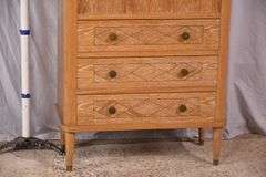 Distressed inlaid abattant; 55-12166