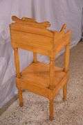 Early two-tier washstand with drawer; 18304-008