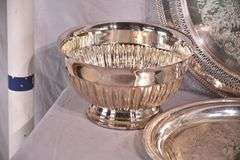 Large group of miscellaneous silverplate items; 16721-064A