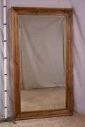 Art & Frame Direct large beveled mirror with pine frame; 14435-023