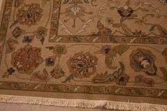 8.11'x11.9' hand knotted Indo-Soumak rug; 5038-010