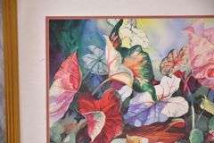 Large framed print "Profusion"; 1037-1169