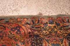 8.9'x12.0' vintage Karastan style machine made rug; 55-12216