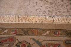 8.11'x11.9' hand knotted Indo-Soumak rug; 5038-010