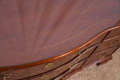Baker inlaid mahogany 9 drawer triple dresser; 55-12266