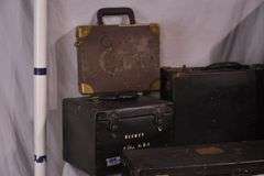 Group of 6 vintage storage boxes; 55-12208+