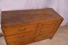 Drexel "Barbados" mid-century style 6 drawer double dresser; 74-12840